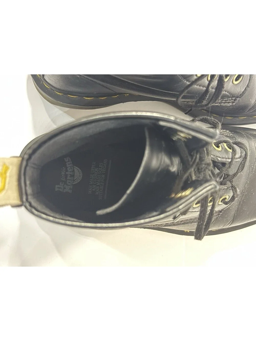 Dr. Doc Martens Men’s 7 Womens 8 Zavala Black Leather Combat Boots EU 39